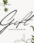 Gift Certificate
